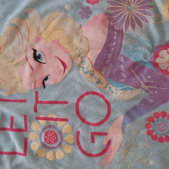 Disney Frozen long sleeve large Elsa Let it Go top - Picture 3 of 8